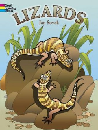 Lizards Coloring Book by JAN SOVAK