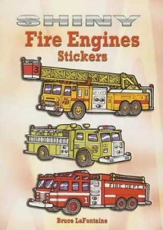 Shiny Fire Engines Stickers by BRUCE LAFONTAINE