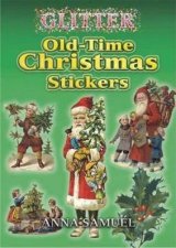 Glitter OldTime Christmas Stickers