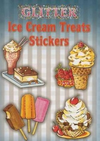 Glitter Ice Cream Treats Stickers by JOAN O'BRIEN