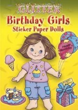 Birthday Girls Sticker Paper Dolls