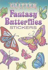 Glitter Fantasy Butterflies Stickers