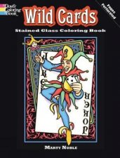 Wild Cards Stained Glass Coloring Book