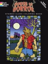 House of Horror Stained Glass Coloring Book