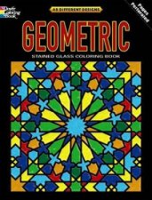 Geometric Stained Glass Coloring Book