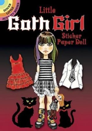 Little Goth Girl Sticker Paper Doll by TED MENTEN