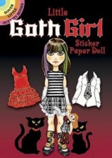 Little Goth Girl Sticker Paper Doll