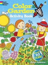 Color and Garden Activity Book with 50 Stickers