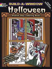 Build a Window Stained Glass Coloring BookHalloween