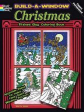 Build a Window Stained Glass Coloring BookChristmas