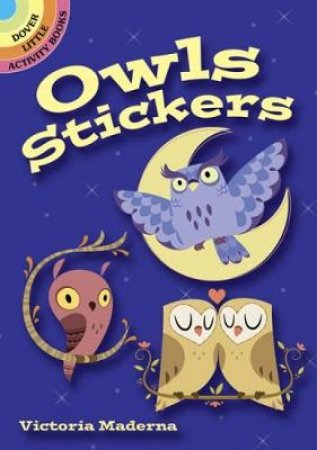 Owls Stickers by VICTORIA MADERNA