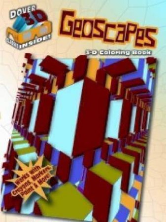 3-D Coloring Book--Geoscapes by HOP DAVID
