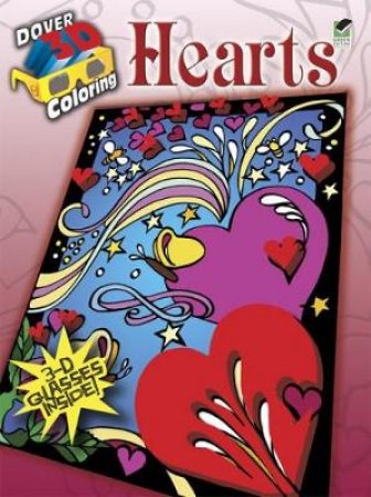 3-D Coloring Book--Hearts by CAROL FOLDVARY-ANDERSON