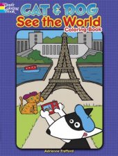 Cat and Dog See the World Coloring Book