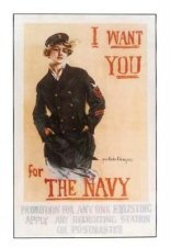 For The Navy Poster