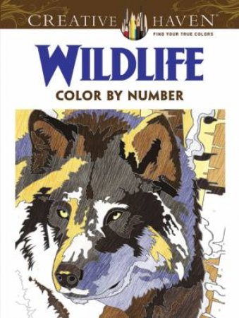 Creative Haven Wildlife Color by Number Coloring Book