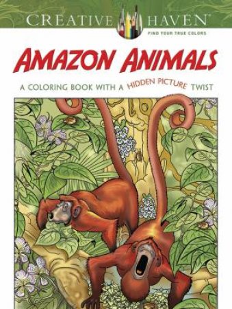 Creative Haven Amazon Animals by JAN SOVAK