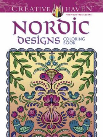 Creative Haven Deluxe Edition Nordic Designs Coloring Book by DOVER