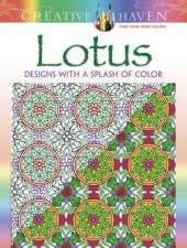 Creative Haven Lotus Designs with a Splash of Color