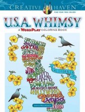 Creative Haven USA Whimsy A Wordplay Coloring Book