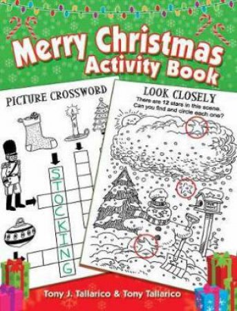 Merry Christmas Activity Book by Tony Tallarico