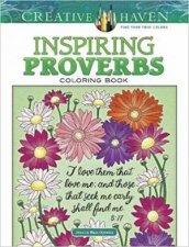 Creative Haven Inspiring Proverbs Coloring Book