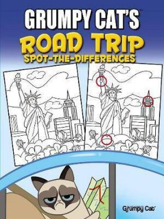 Grumpy Cat's Road Trip Spot-the-Differences by John Kurtz