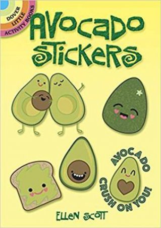 Avocado Stickers by Ellen Scott