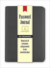 Password Journal Chestnut Brown