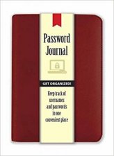 Password Journal Pomegranate
