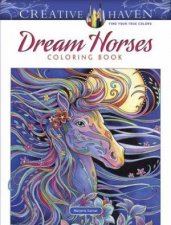 Creative Haven Dream Horses Coloring Book