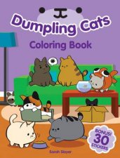 Dumpling Cats Coloring Book With Stickers