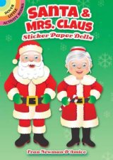 Santa And Mrs Claus Sticker Paper Dolls