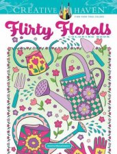 Creative Haven Flirty Florals Coloring Book