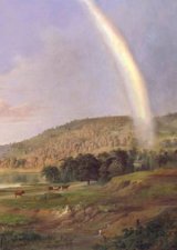 Landscape With Rainbow Notebook