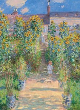 Artist's Garden At Vetheuil Notebook by Claude Monet