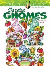 Creative Haven Garden Gnomes Coloring Book