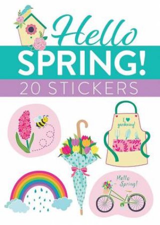 Hello Spring! 20 Stickers by JESSICA MAZURKIEWICZ