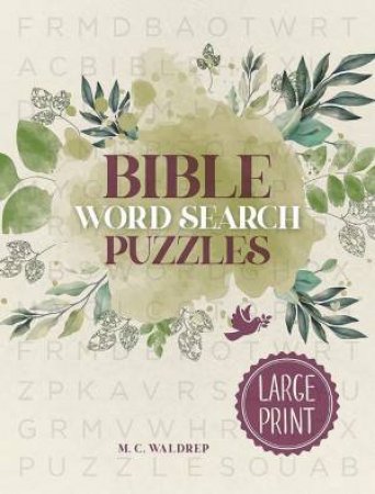Bible Word Search Puzzles (Large Print) by M. C. WALDREP