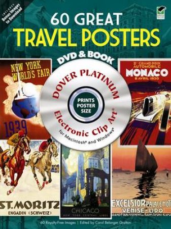 60 Great Travel Posters Platinum DVD and Book by CAROL BELANGER GRAFTON