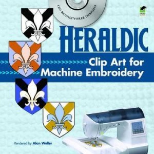 Heraldic Clip Art for Machine Embroidery by ALAN WELLER