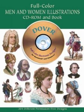 Full-Color Men and Women Illustrations CD-ROM and Book by DOVER