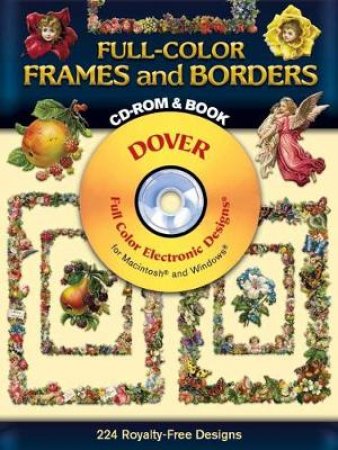 Full-Color Frames and Borders CD-ROM and Book by DOVER