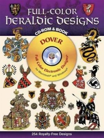 Full-Color Heraldic Designs CD-ROM and Book by DOVER