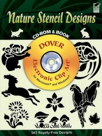 Nature Stencil Designs CD-ROM and Book by DOVER