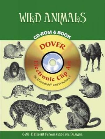 Wild Animals CD-ROM and Book by DOVER