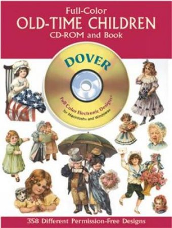 Full-Color Old-Time Children CD-ROM and Book by DOVER