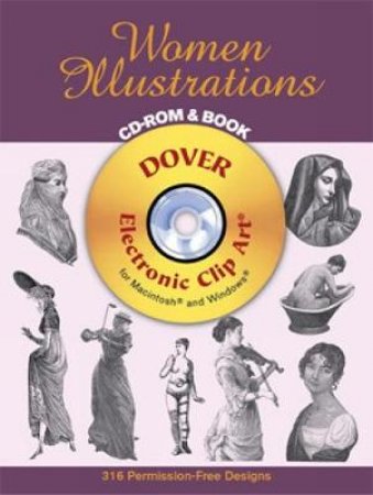 Women Illustrations CD-ROM and Book by DOVER