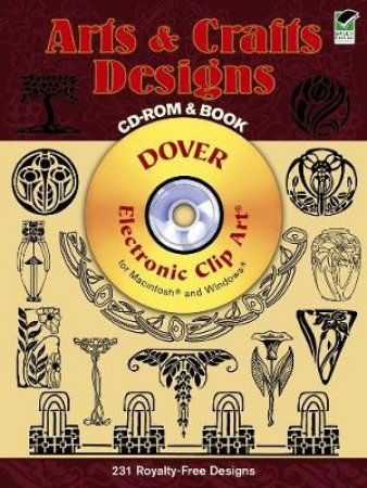 Arts and Crafts Designs CD-ROM and Book by MARTY NOBLE