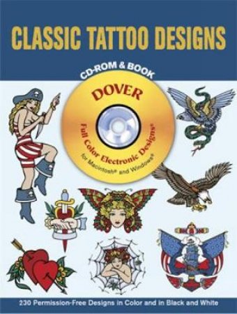 Classic Tattoo Designs CD-ROM and Book by ERIC GOTTESMAN